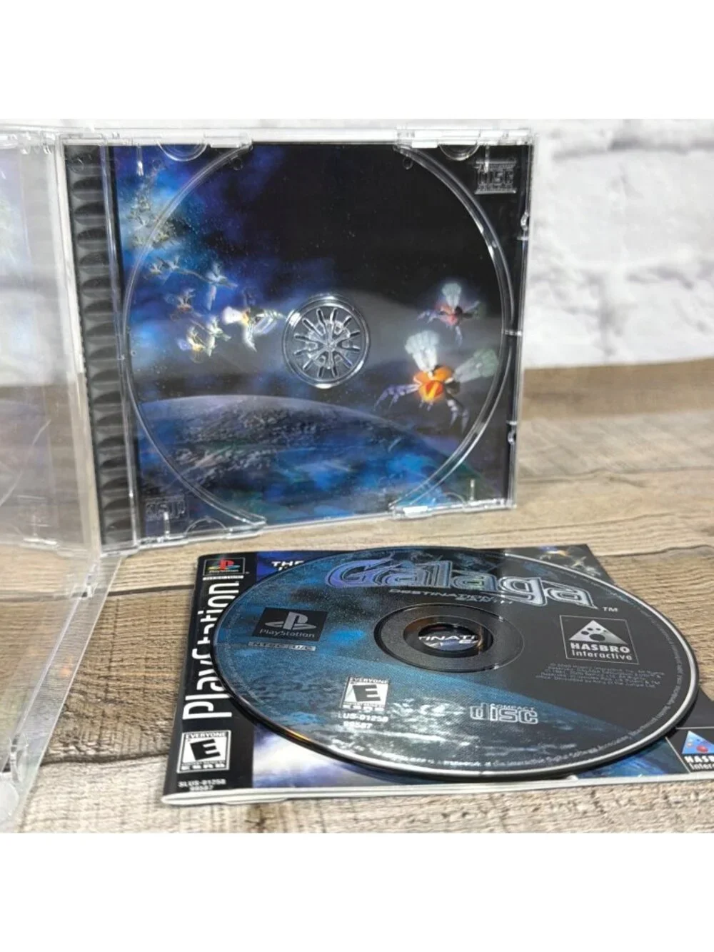 Vintage 2000 Retro Black Label Galaga Sony PlayStation PS1 Video Manual Tested